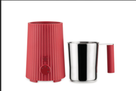 Melkopschuimer Plissé Red Alessi