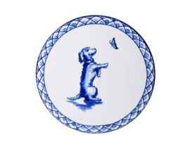 Onderzetter Teckel Nhaan Heinen Delfts Blauw