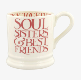 1/2 Pt Mok Soul Sisters Pink Toast - Emma Bridgewater