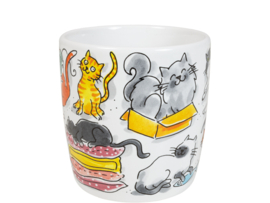 Mok Cappuccino Cat Love Blond Amsterdam