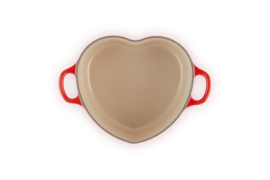 Gietijzeren Hart Pan Kersenrood - Le Creuset