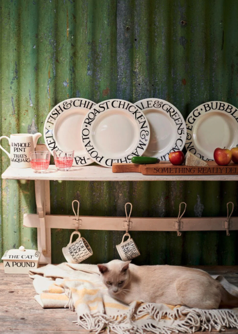 Dinerbord Veggies Black Toast Emma Bridgewater