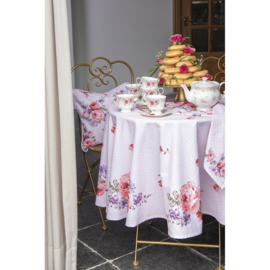 Rond Tafelkleed Dotty Rose Clayre & Eef