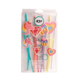Silicone Rietjes Party Dotz