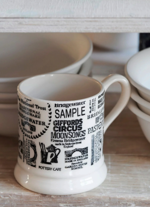 1/2 Pt Mok Backstamps from 40 Years Emma Bridgewater
