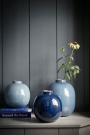 Metalen Vaas Blauw Pip Studio