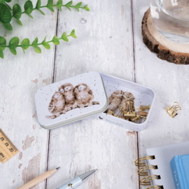 Blikje Owlets Wrendale Designs