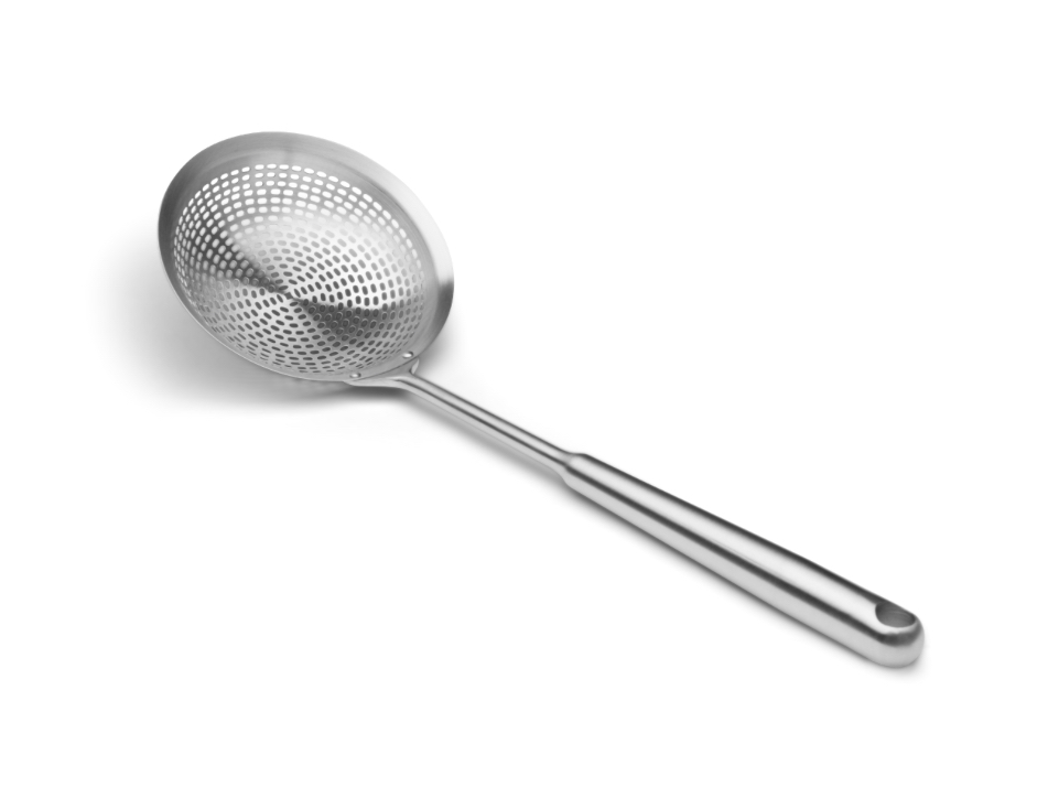 RVS Schuimspaan 14 cm. Weis