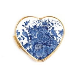 Pillendoosje Hart Delfts Blauw