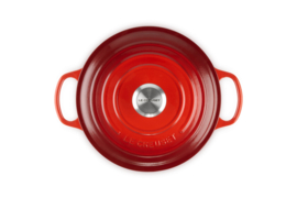 Gietijzeren Pan Kersenrood 4,2 l. Le Creuset