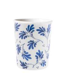 Beker Nouveau Baroque Heinen Delfts Blauw