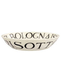 Pastabord/-schaal Black Toast Medium Emma Bridgewater