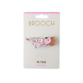 Broche Glitter Kaketoe - Rice