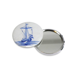 Zakspiegel Delfts Blauw Schip