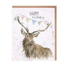 Verjaardagskaart 'Birthday Bunting' - Wrendale Designs