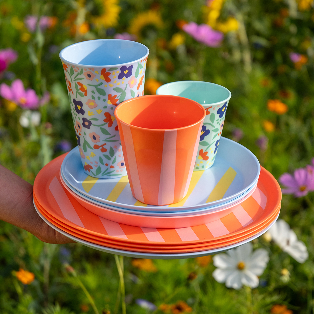 Beker Nora Stripes M Koziol