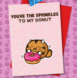 Kaart 'You're the Sprinkles to my Donut' - Fuzzballs