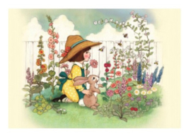 Ansichtkaart Bumblebee Garden Belle & Boo