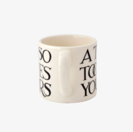 Espresso Mok Black Toast - Emma Bridgewater