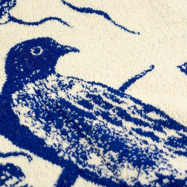 Keukendoek Rijksmuseum Delfts Blauw Bird Bunzlau Castle