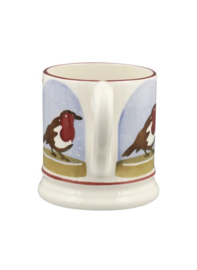 1/2 Pt Mok Robin Snow Globe Emma Bridgewater