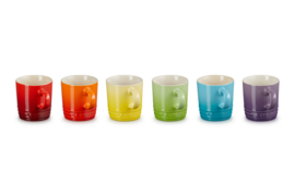 Set Espressomokjes Rainbow - Le Creuset