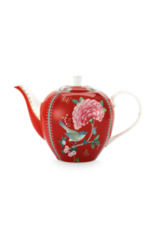 Theepot Red Blushing Birds L - Pip Studio