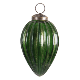 Glazen Kerstdecoratie Green - Clayre & Eef