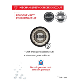 Peper- & Zoutmolen Duo Paris Chocolat Peugeot
