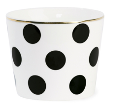 Ceramic Pot Black Dots - Miss Étoile