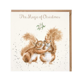 Kerstkaart 'The Magic of Christmas' - Wrendale Designs