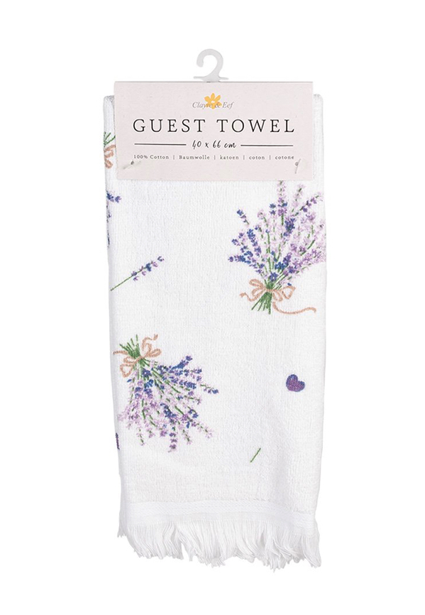 Gastendoekje Lavender Garden Clayre & Eef
