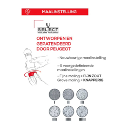 Zoutmolen Paris U'Select Naturel Peugeot