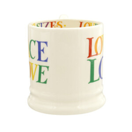 1/2 Pt Mok 'Love is Love Rainbow Toast'- Emma Bridgewater