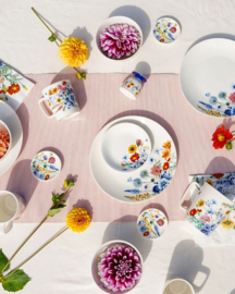 Theezakhouder Wildbloemen Heinen Delfts Blauw