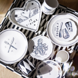 Gebaksbord Octopus Blond X Noir Blond Amsterdam