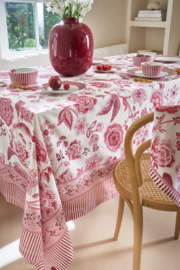 Tafelkleed 260 cm. Royal Regal Flower Red Pip Studio