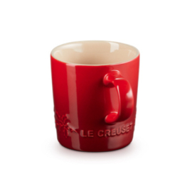 Koffiemok Holly Kersenrood Le Creuset