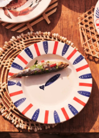 Ontbijtbord Seafood Stripe Emma Bridgewater