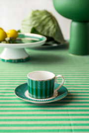 Espressokop & Schotel Emerald Love Birds Pip Studio