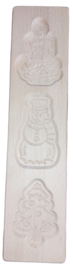 Speculaasplank Kerst Kaars