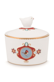 Suikerpot Medallion White - Pip Studio Love Birds