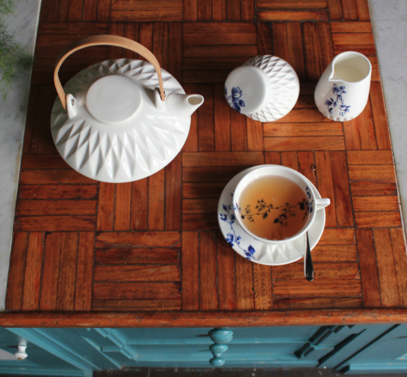 Melkkannetje Blauw Vouw Heinen Delfts Blauw