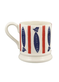 1/2 Pt Seafood Stripe Emma Bridgewater