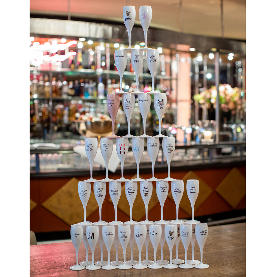 Champagneglas Life is Better With Champagne Koziol