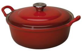 Geëmailleerde Gietijzeren Braadpan Kersenrood 1,7 l. - Le Creuset