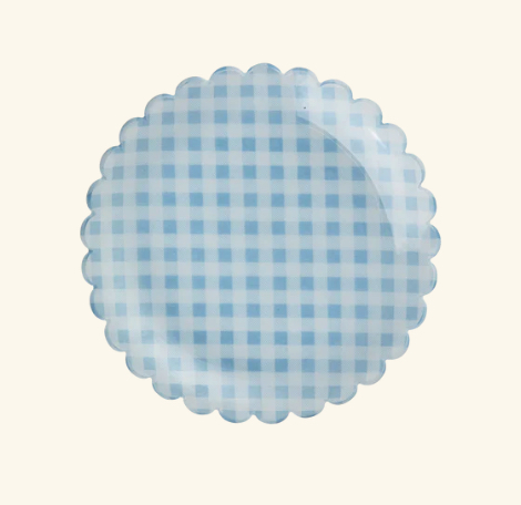 Gebaksbord Soft Blue Rice