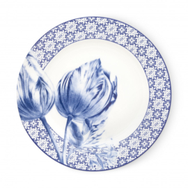 Ontbijtbord Tulp Tegelrand - Heinen Delfts Blauw