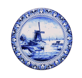 4 Onderzetters Schilderijen Heinen Delfts Blauw