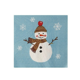 Papieren Servetten Christmas Snowmen - Ulster Weavers